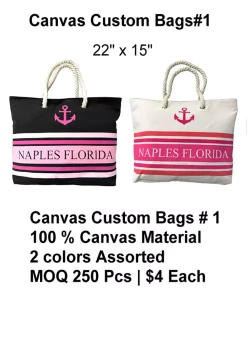Canvas Custom Bags #1